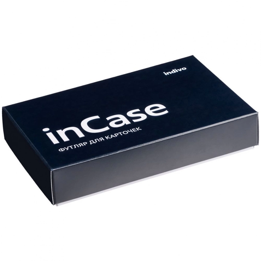 Футляр для карточек inCase, серый с синий фото 7