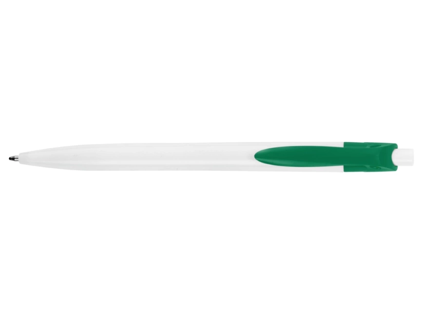 Ручка шариковая Какаду, белая с зеленым фото 5