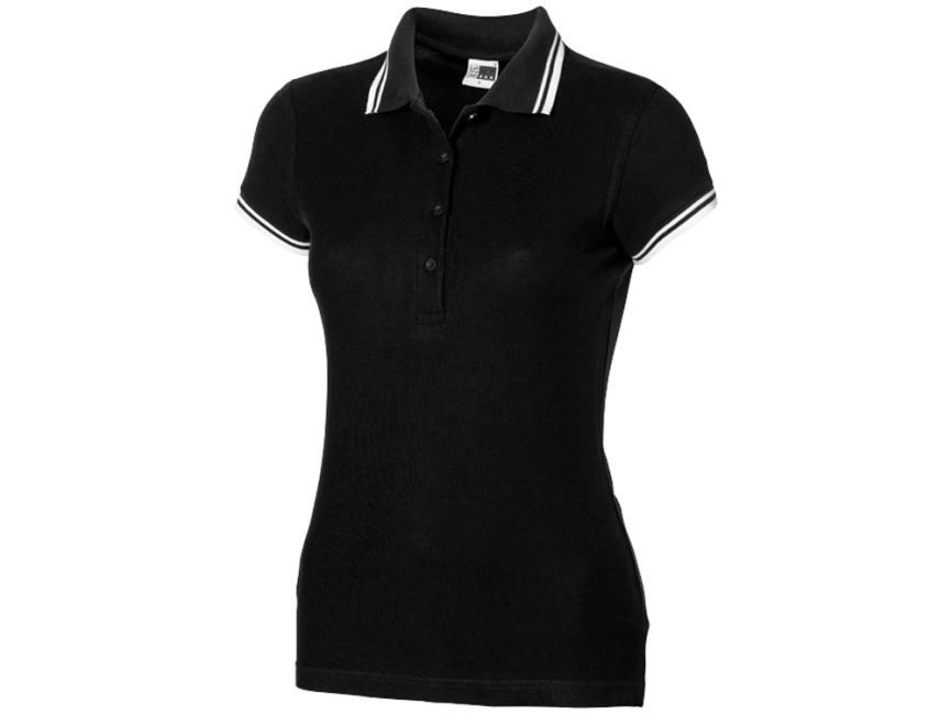 Рубашка поло Erie женская, черный фото 1