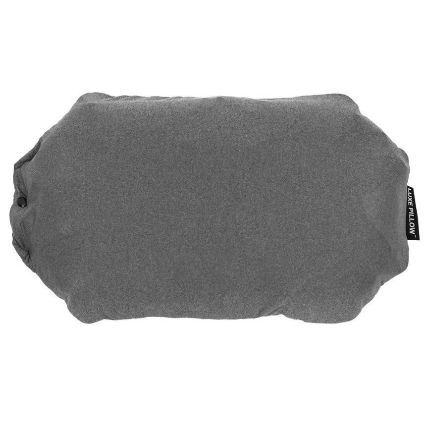 Надувная подушка Pillow Luxe, серая фото 3