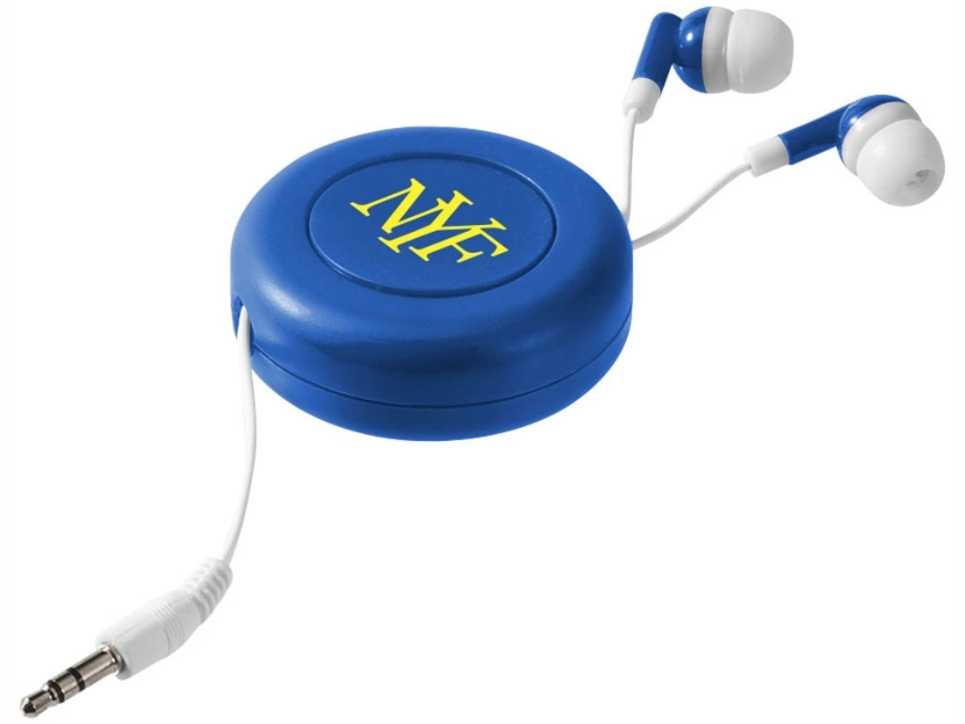 Наушники Reely с выдвижным проводом, ярко-синий фото 5