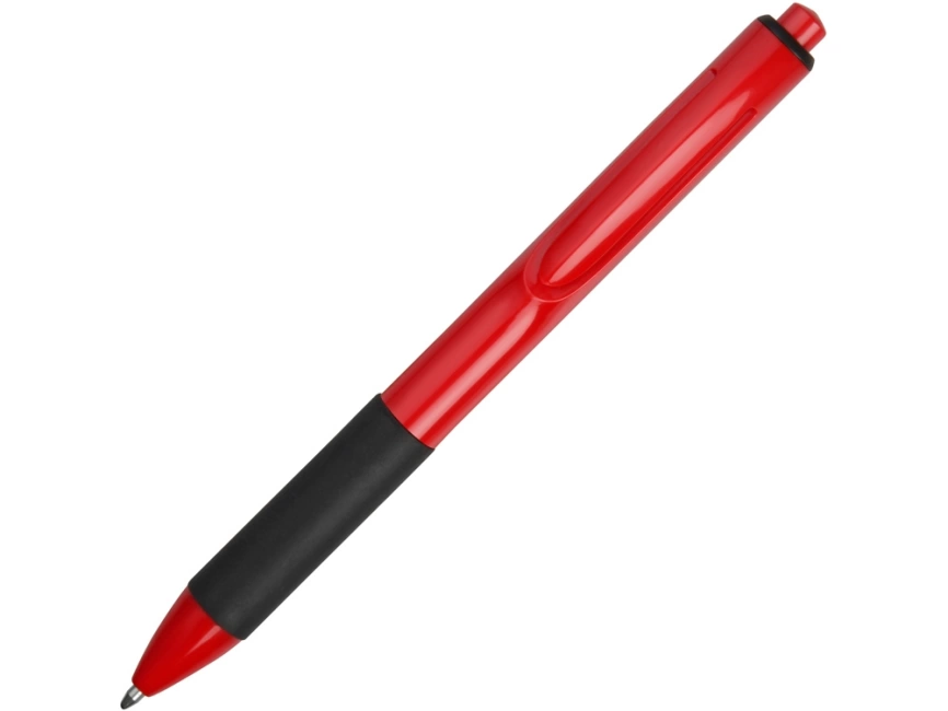Ручка пластиковая шариковая Band, красный/черный фото 2