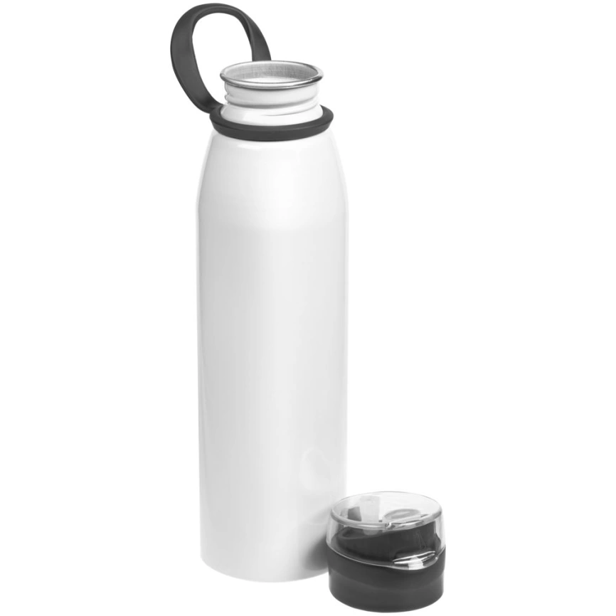 Спортивная бутылка для воды Korver, белая фото 3
