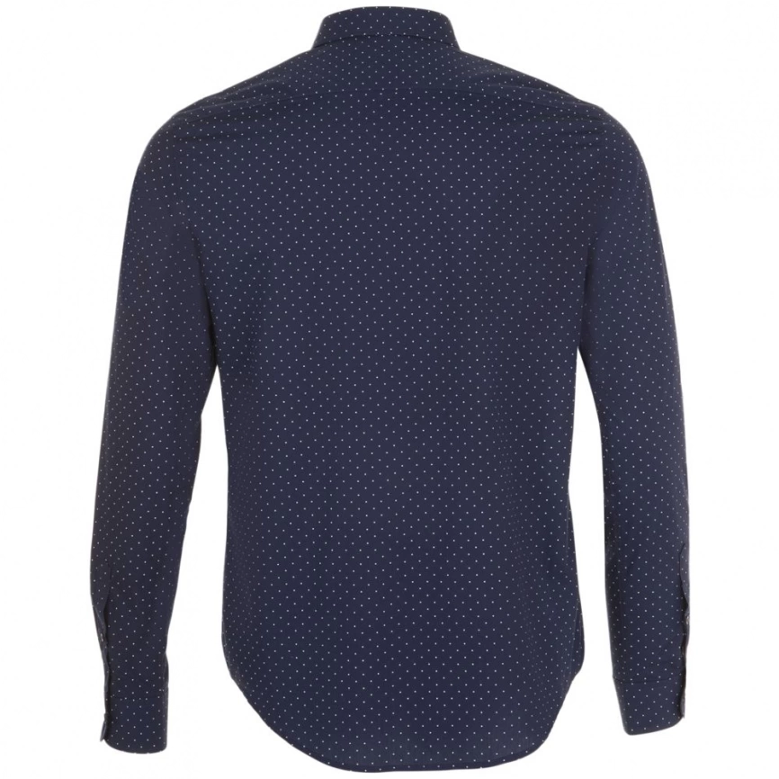 Рубашка мужская Becker Men, темно-синяя с белым, размер 3XL фото 2