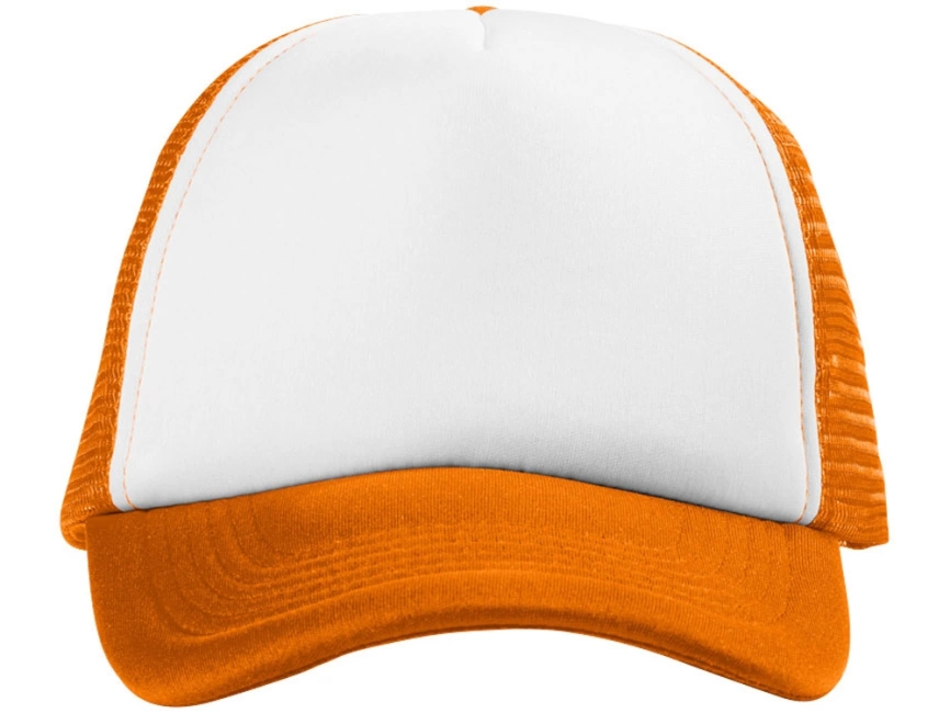 Бейсболка Trucker, оранжевый/белый фото 2