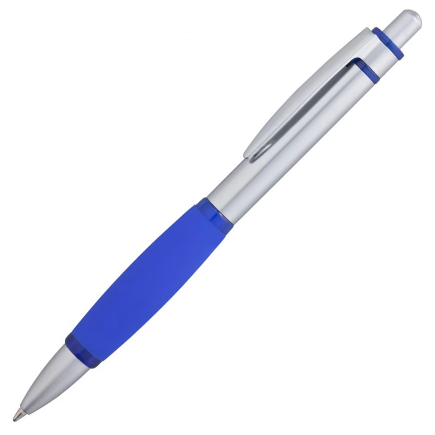 Ручка шариковая Boomer, с синими элементами фото 1