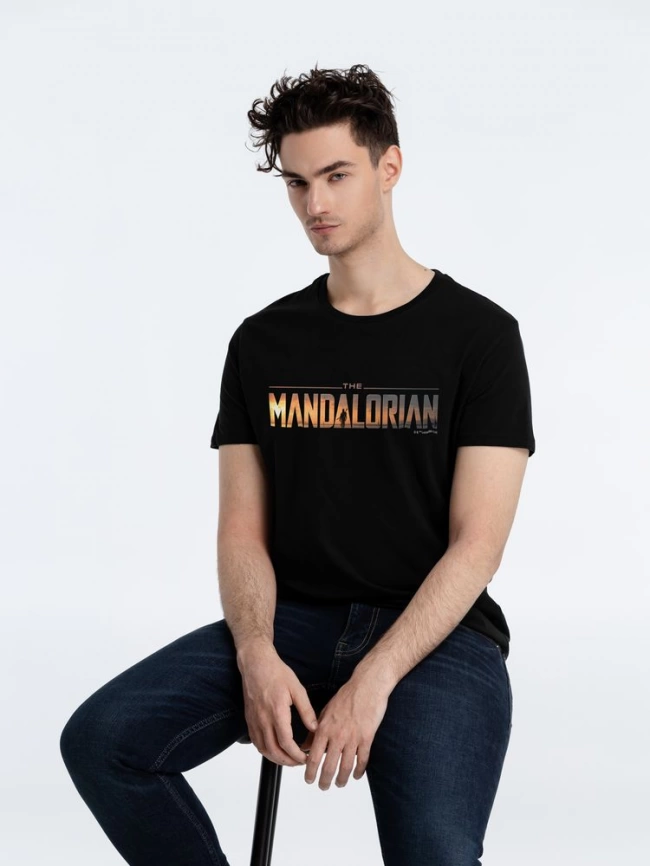 Футболка Mandalorian, черная, размер XL фото 1