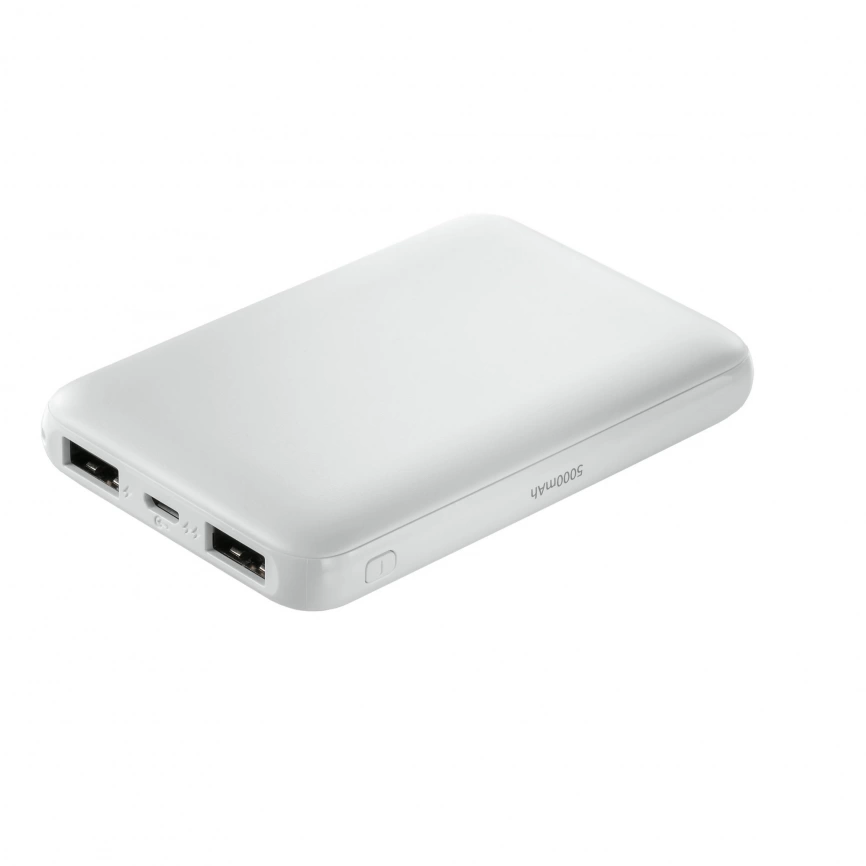Внешний аккумулятор CANDY, 5000 мА·ч, белый фото 2