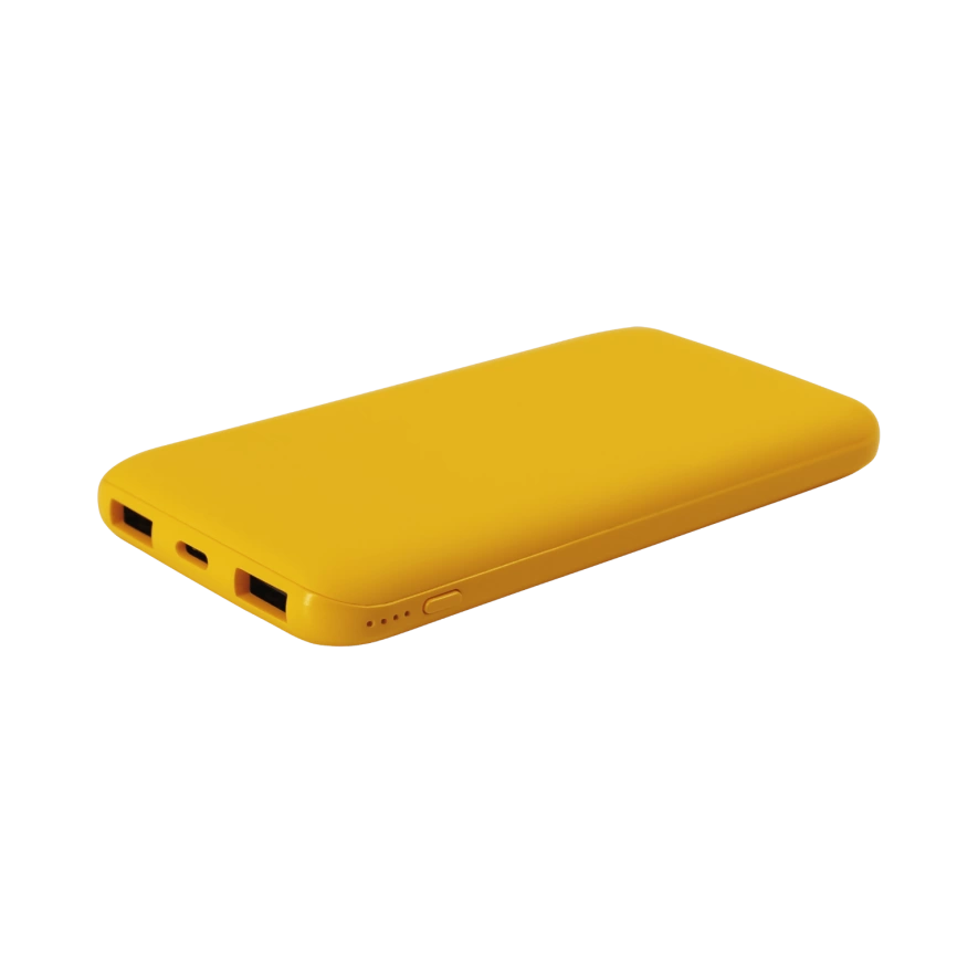 Внешний аккумулятор Bplanner Power 2 ST, софт-тач, 10000 mAh (Желтый) фото 1