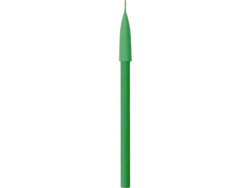 Ручка картонная с колпачком Recycled, зеленый классик фото 5