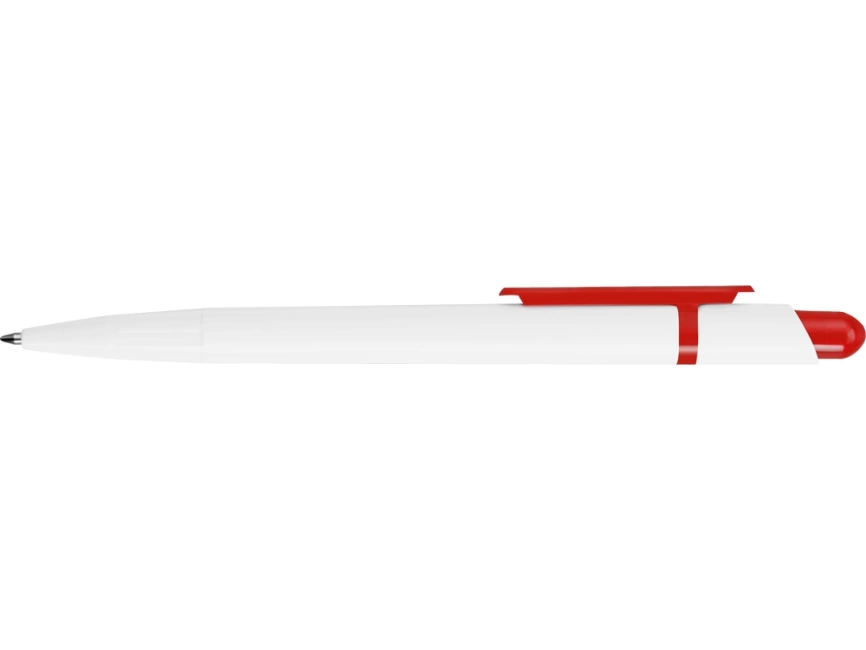 Ручка шариковая Этюд, белая с красным фото 4