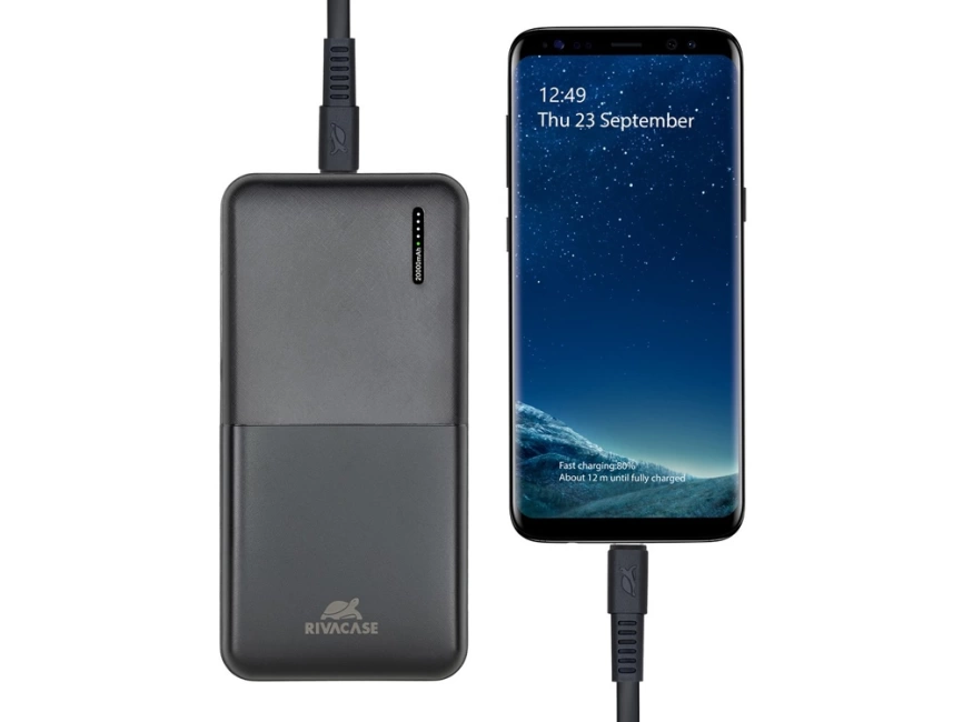 RIVACASE VA2571 (20000 мАч) QC/PD внешний аккумулятор, черный 12/24 фото 10