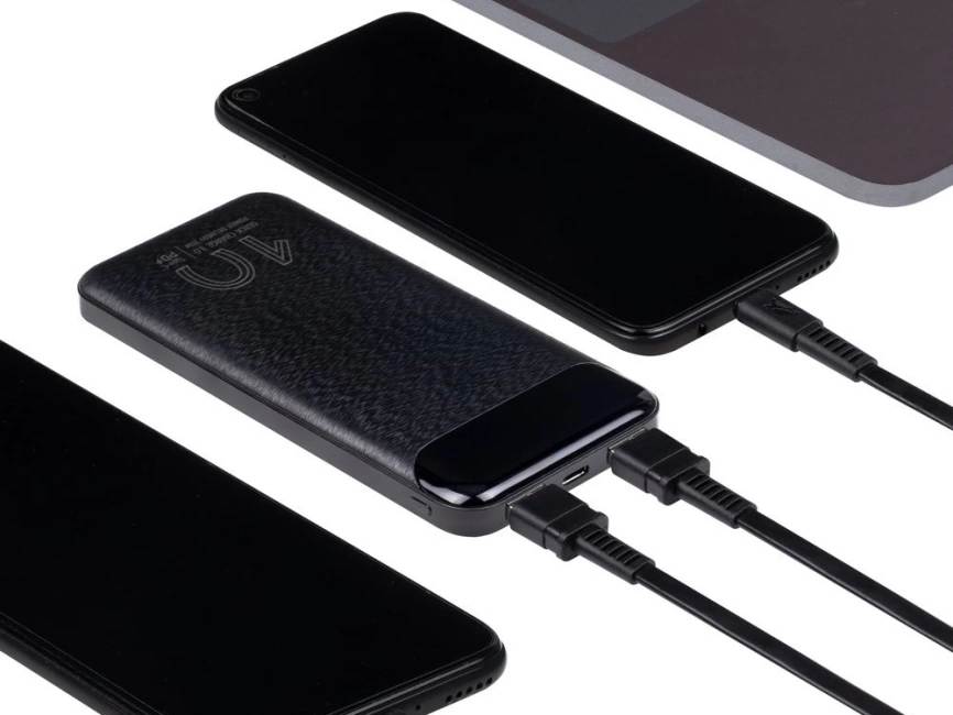 VA2540 (10 000mAh), QC/PD 20W внешний аккумулятор с дисплеем, черный фото 13