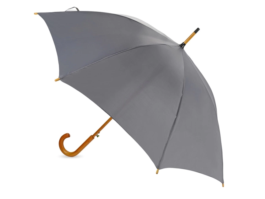 Зонт-трость Радуга, серый фото 2