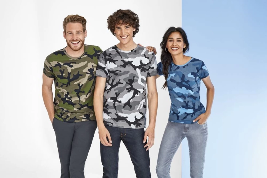 Футболка женская Camo Women 150 камуфляж, размер XXL фото 5