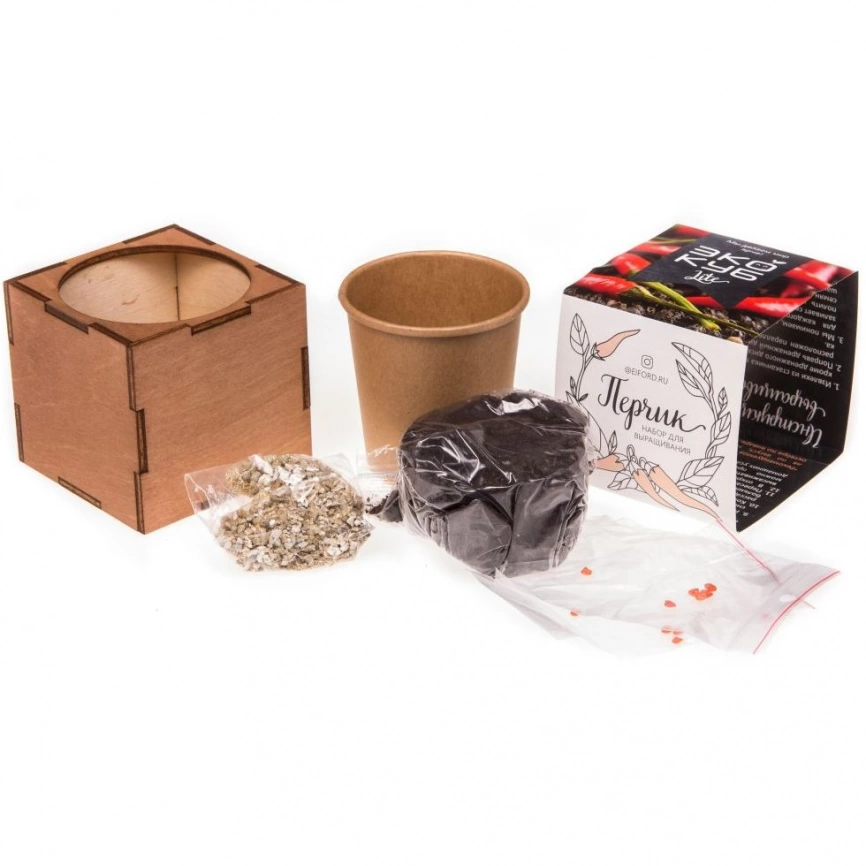 Набор для выращивания «Экокуб Lite», перчик фото 4