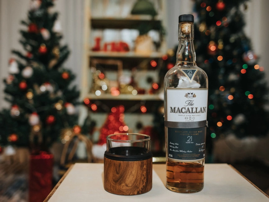 Тумблер для виски WHISKEY KUZIE, дерево фото 3