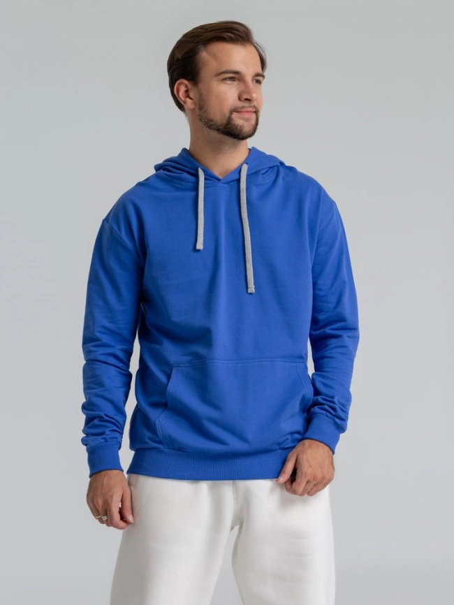 Толстовка с капюшоном Unit Kirenga ярко-синяя, размер M фото 14