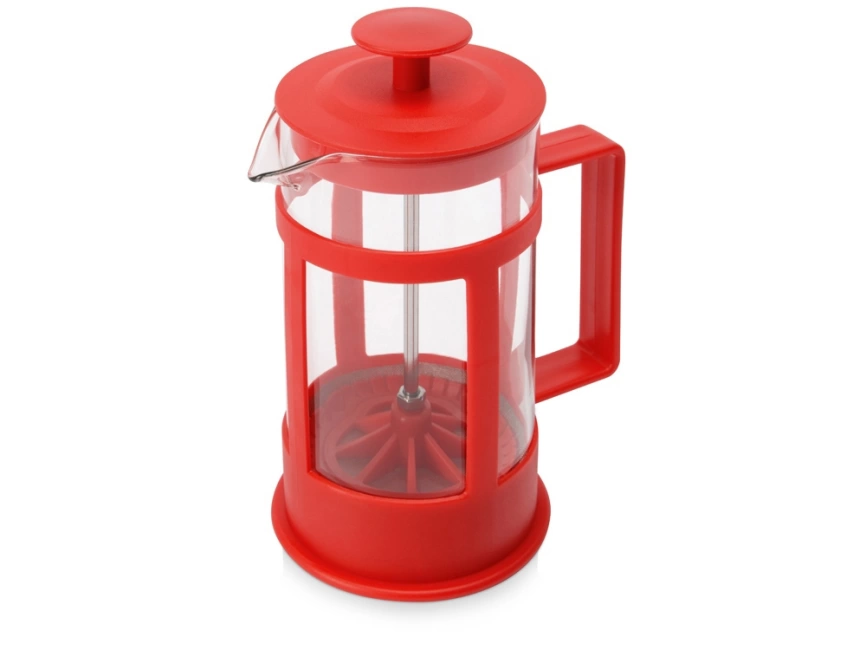 Подарочный набор с чаем, кружкой и френч-прессом Чаепитие, красный фото 4