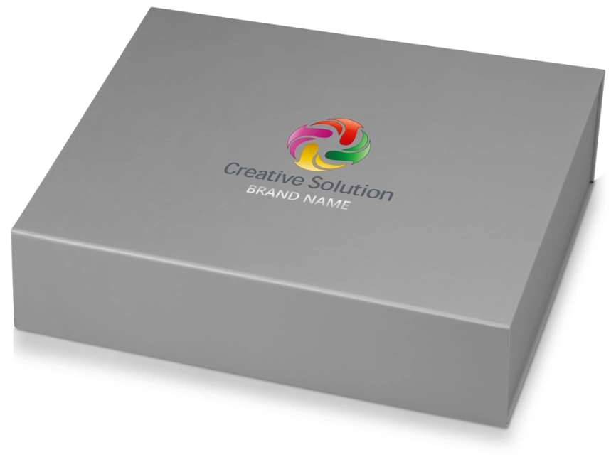 Подарочная коробка Giftbox большая, серебристый фото 4