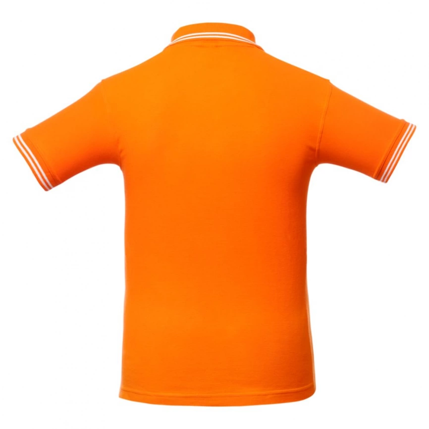 Рубашка поло Virma Stripes, оранжевая, размер S фото 2