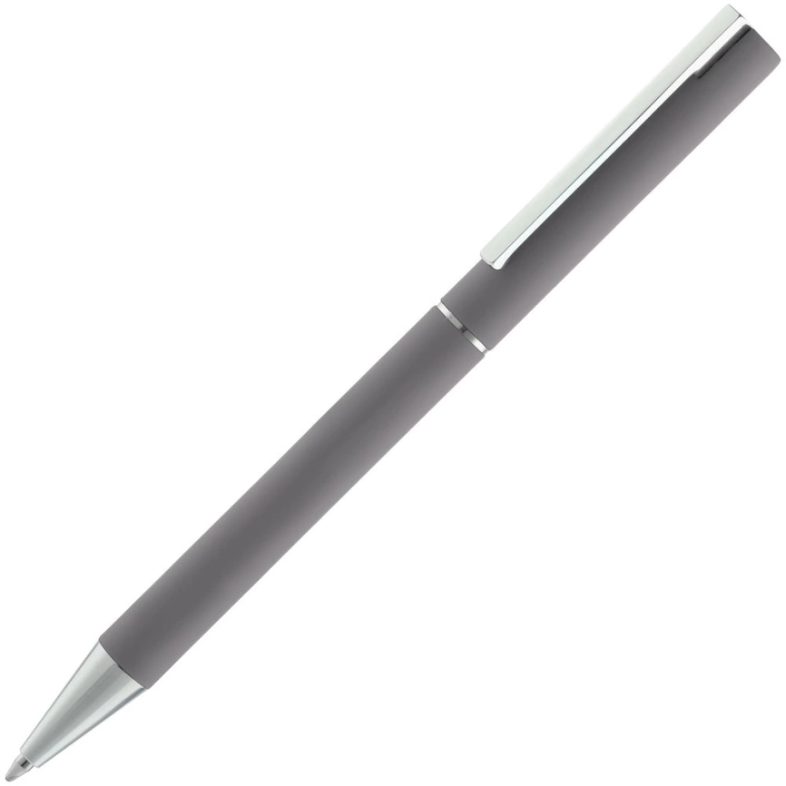 Ручка шариковая Blade Soft Touch, темно-серая фото 1