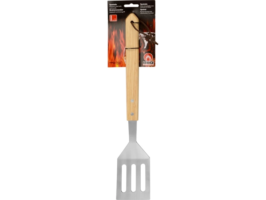 Лопатка для барбекю с деревянной ручкой BBQ фото 3
