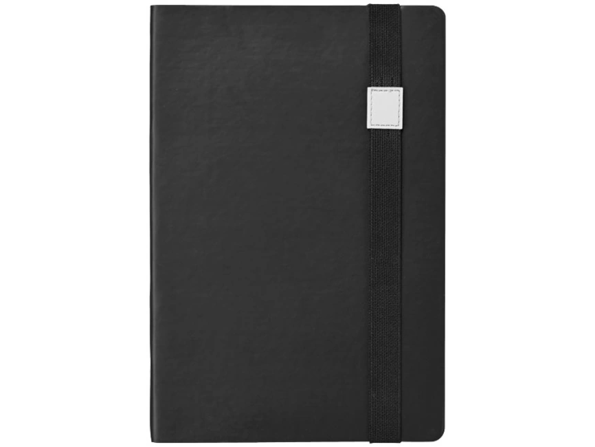 Блокнот А5 Doppio, черный/белый фото 2