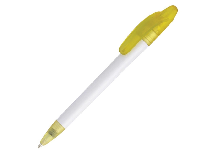 Ручка шариковая Celebrity Эвита, белая с желтым фото 1