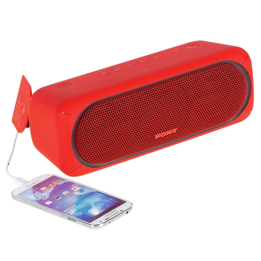 Беспроводная колонка Sony SRS-40, красная фото 6