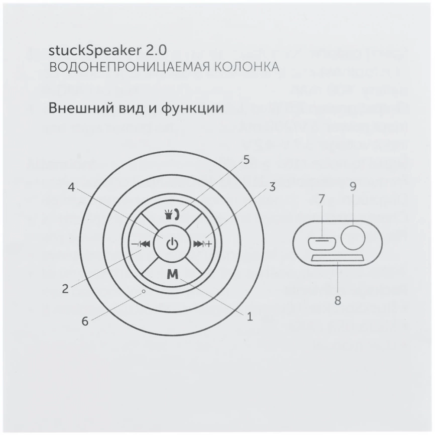 Беспроводная колонка stuckSpeaker 2.0, черная фото 9