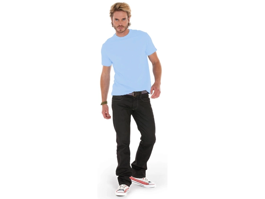 Футболка Heavy Super Club мужская, небесно-синий фото 3