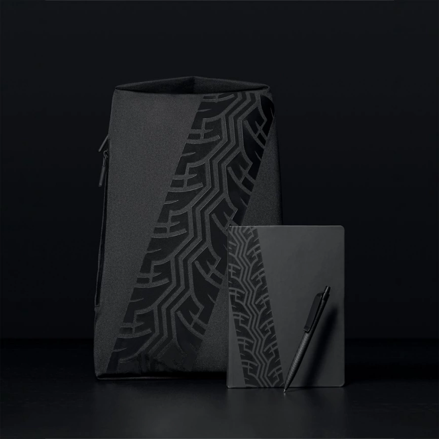 Ручка шариковая Prodir QS03 PRP Tyre Soft Touch, черная фото 5