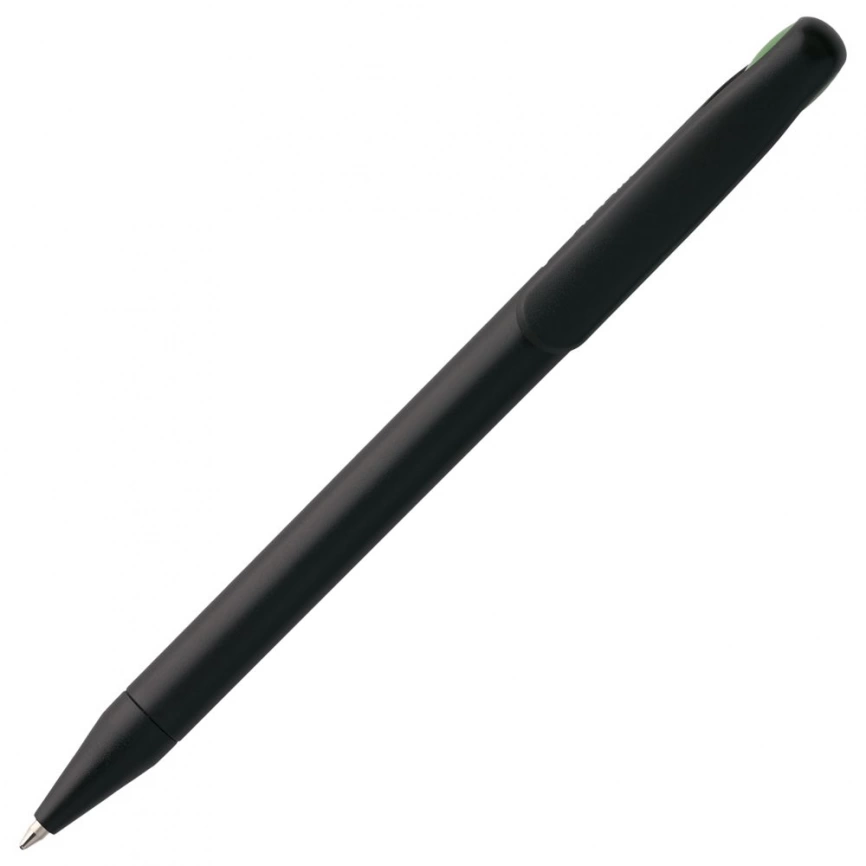 Ручка шариковая Prodir DS1 TMM Dot, черная с зеленым фото 4