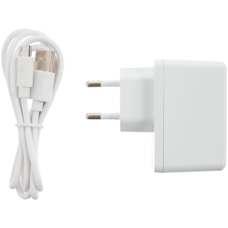 Настольная лампа с беспроводной зарядкой Power Spot, белая фото 11