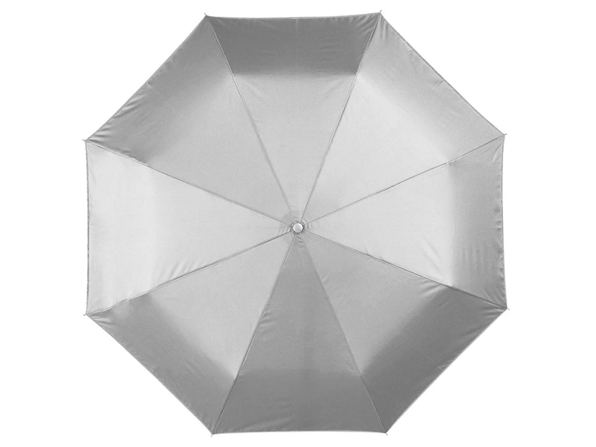 Зонт складной Линц, механический 21, серебристый (Р) фото 2