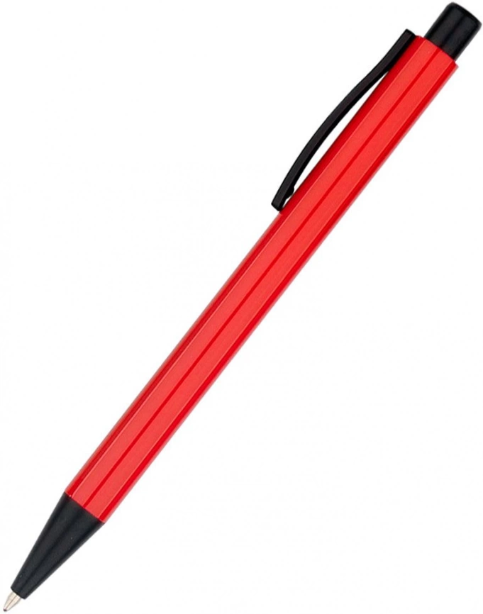 Ручка металлическая Deli, красная фото 1