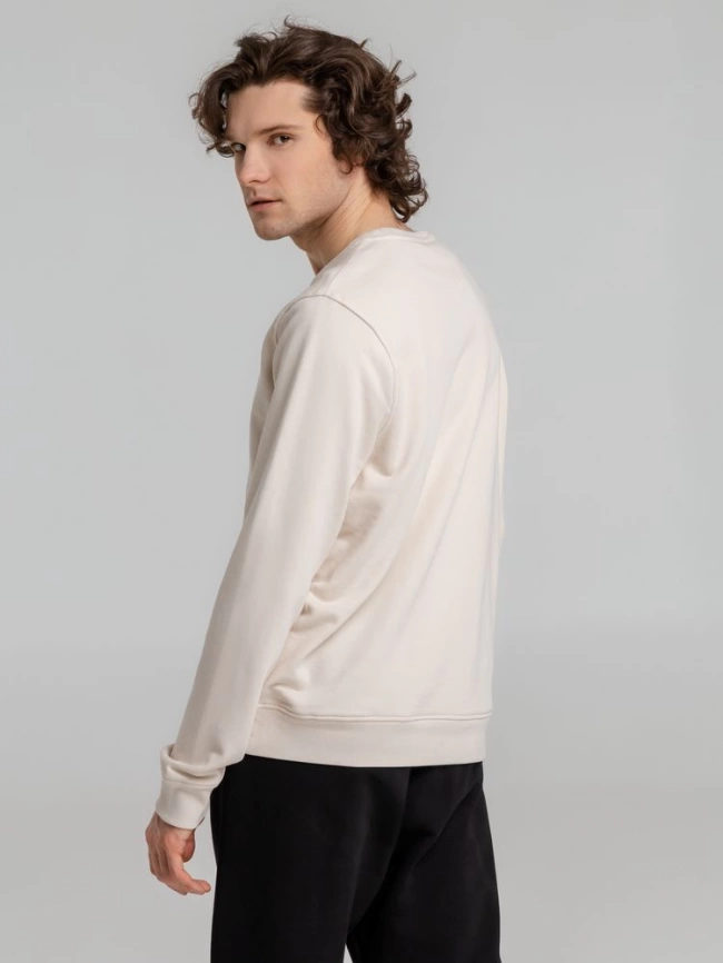 Свитшот унисекс BNC Organic, молочно-белый, размер XXL фото 12