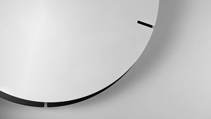 Часы настенные Melancholia Clock, белые фото 3