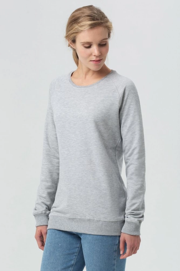 Свитшот женский Kulonga Sweat серый меланж, размер XL фото 5
