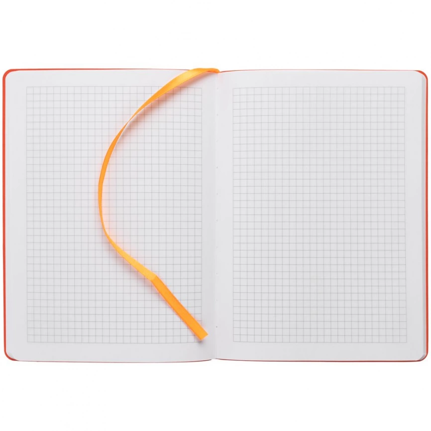 Блокнот Verso в клетку, оранжевый фото 5