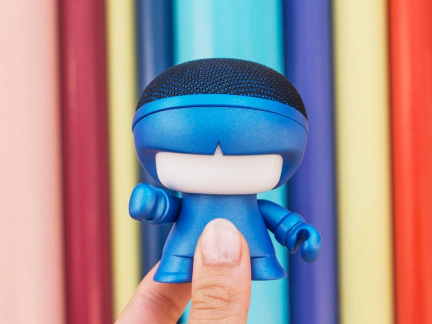 Портативная колонка Bluetooth XOOPAR mini Xboy Metallic, синий фото 3