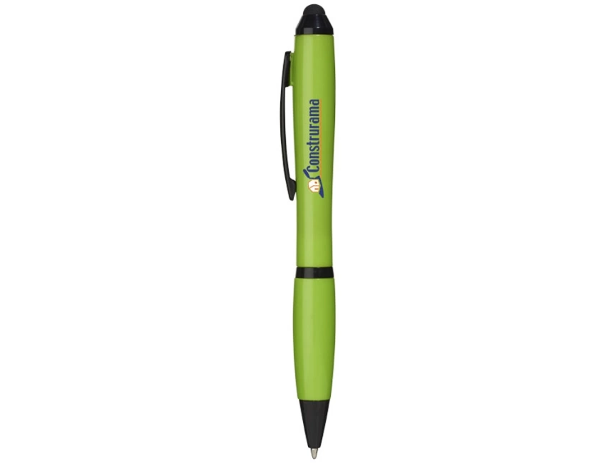Ручка-стилус шариковая Nash, лайм/черный фото 3