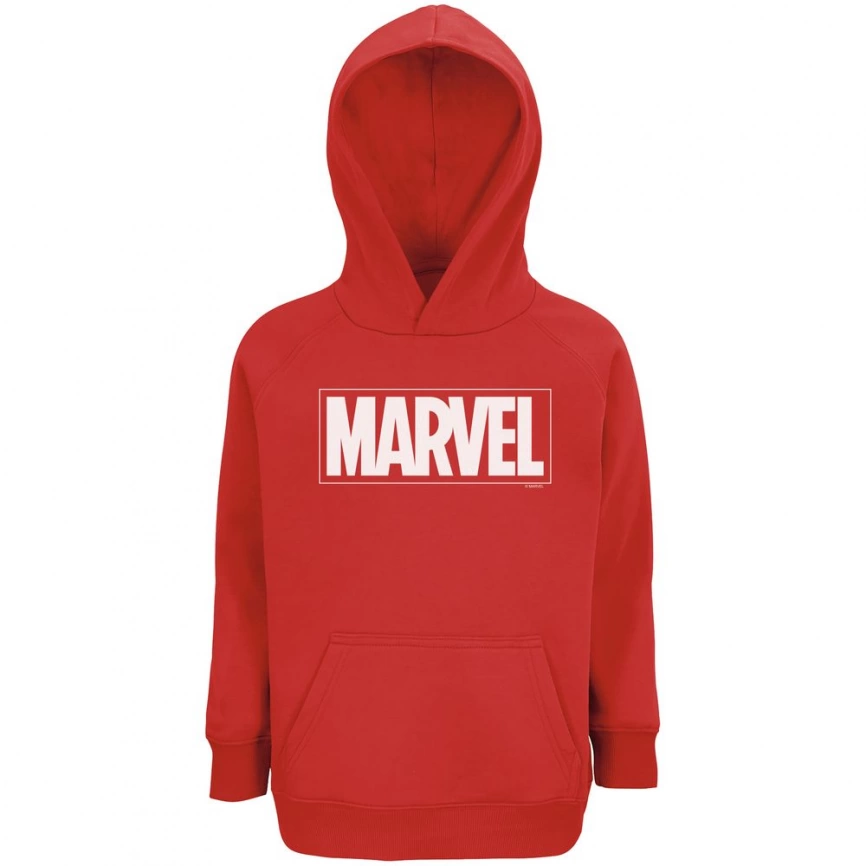 Худи детское Marvel, красное, на рост 118-128 см (8 лет) фото 4