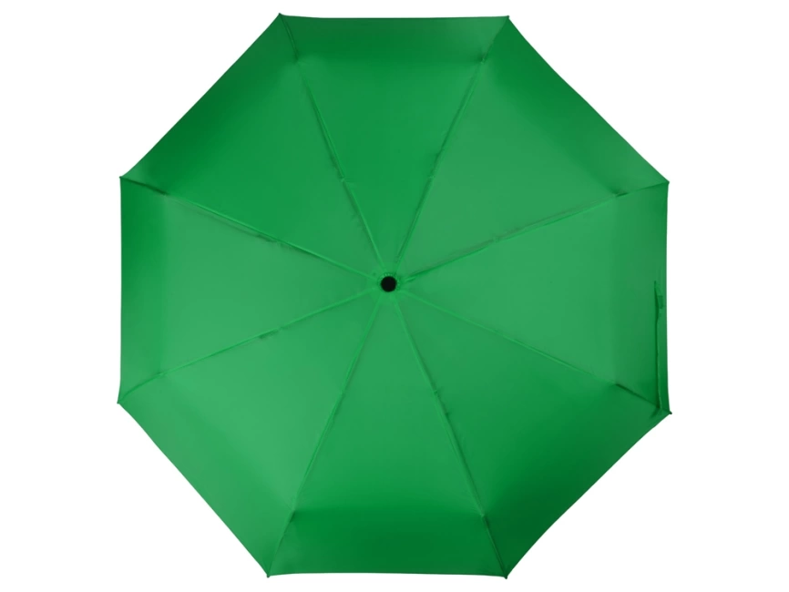 Зонт складной Columbus, механический, 3 сложения, с чехлом, зеленый фото 5