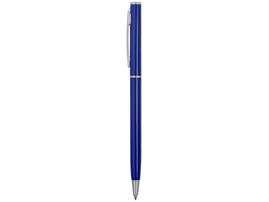 Ручка металлическая шариковая Атриум, синий фото 3
