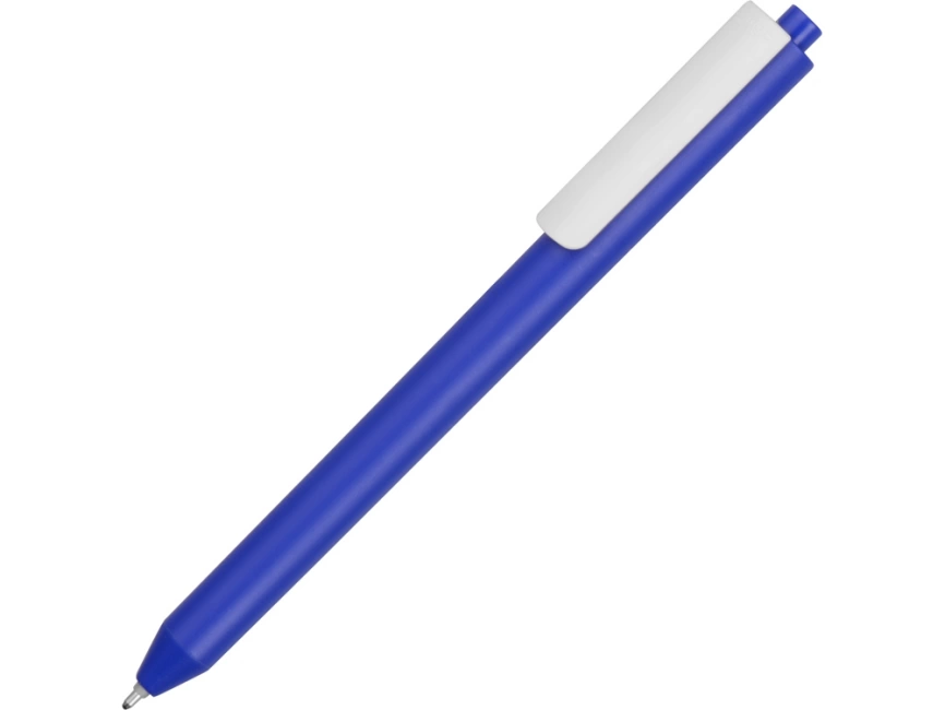 Ручка шариковая Pigra модель P03 PMM, синий/белый фото 1