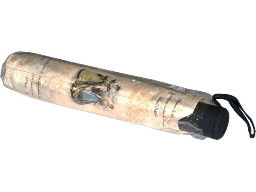 Зонт складной полуавтомат Бомонд, бежевый фото 5