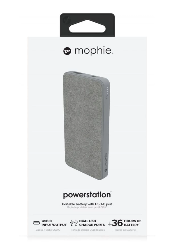 Внешний аккумулятор Mophie Powerstation 10000 мАч, серый фото 6