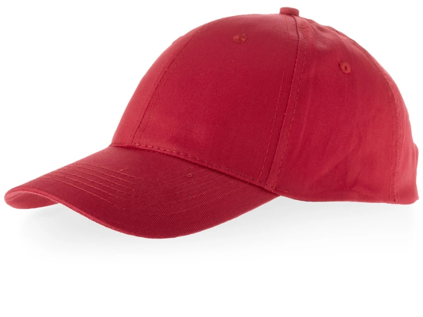 Бейсболка Watson, 6 панелей, красный фото 1